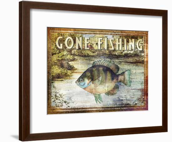 Gone Fishing-Paul Brent-Framed Art Print