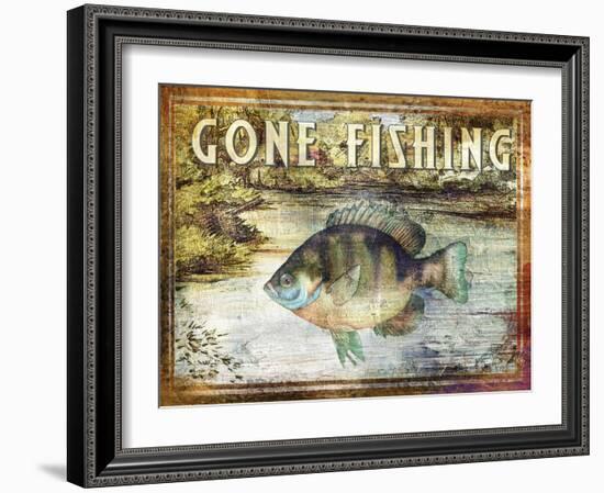 Gone Fishing-Paul Brent-Framed Art Print