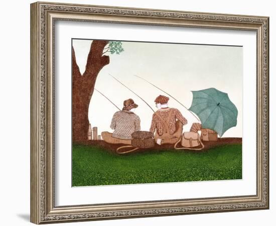 Gone Fishing-Gillian Lawson-Framed Giclee Print