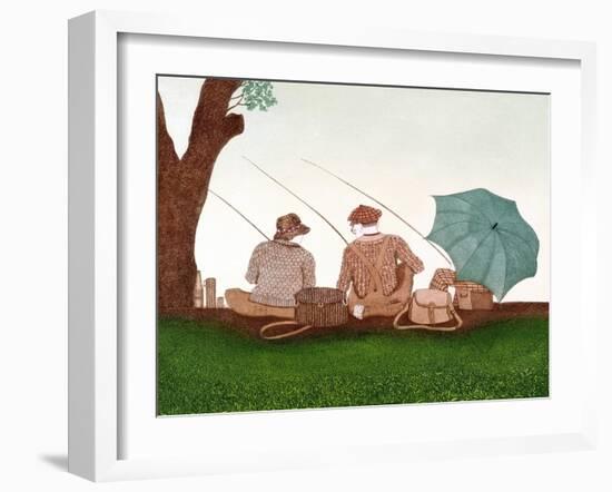 Gone Fishing-Gillian Lawson-Framed Giclee Print