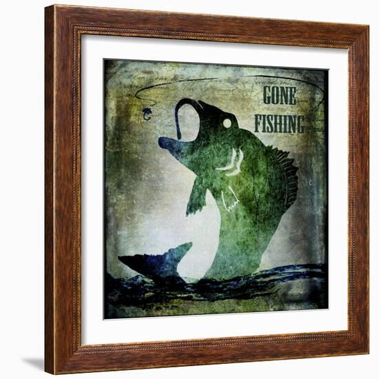 Gone Fishing-LightBoxJournal-Framed Giclee Print