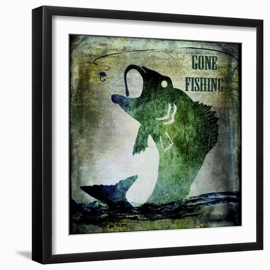 Gone Fishing-LightBoxJournal-Framed Giclee Print