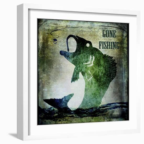 Gone Fishing-LightBoxJournal-Framed Giclee Print