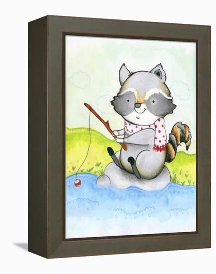 Gone Fishing-Valarie Wade-Framed Premier Image Canvas