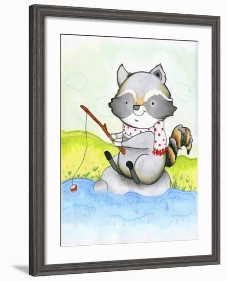 Gone Fishing-Valarie Wade-Framed Premium Giclee Print