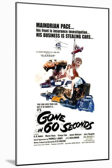 Gone in 60 Seconds, 1974-null-Mounted Premium Giclee Print