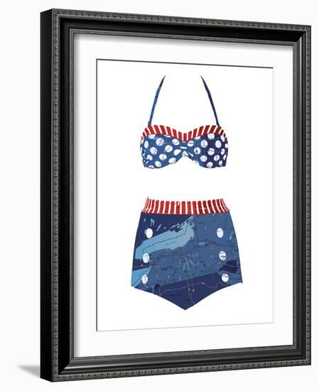 Gone Swimming-Mark Chandon-Framed Giclee Print