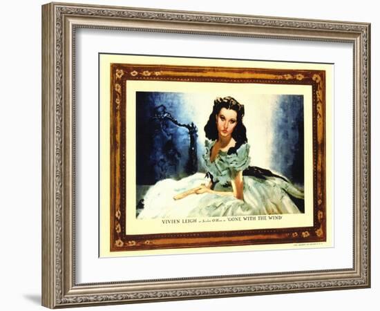 Gone With The Wind, 1939-null-Framed Art Print