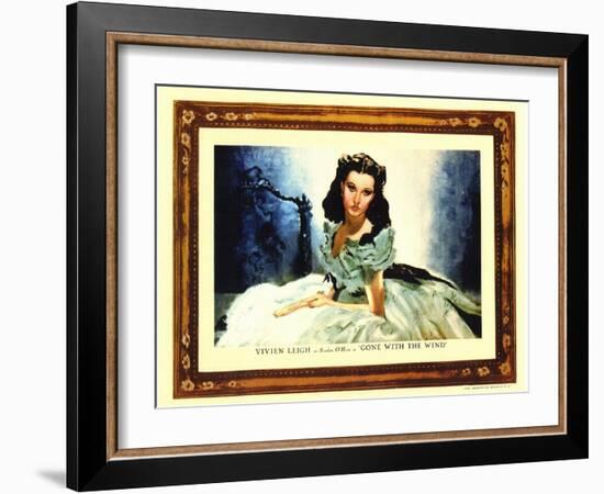 Gone With The Wind, 1939-null-Framed Art Print