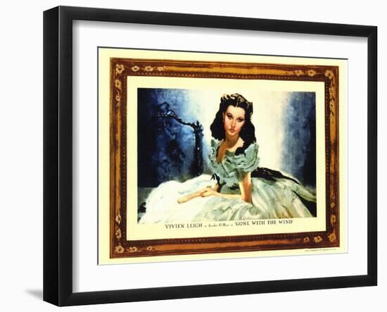 Gone With The Wind, 1939-null-Framed Art Print