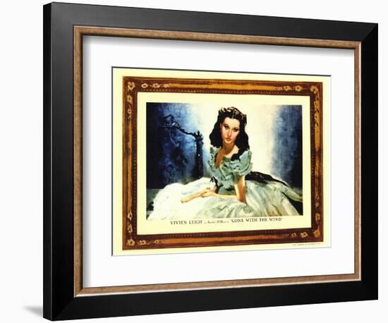 Gone With The Wind, 1939-null-Framed Art Print