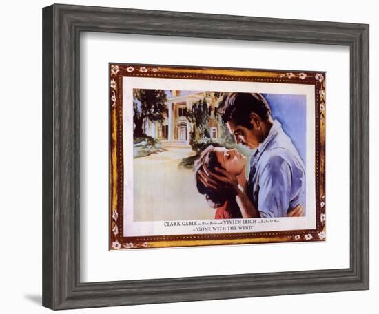 Gone With The Wind, 1939-null-Framed Art Print