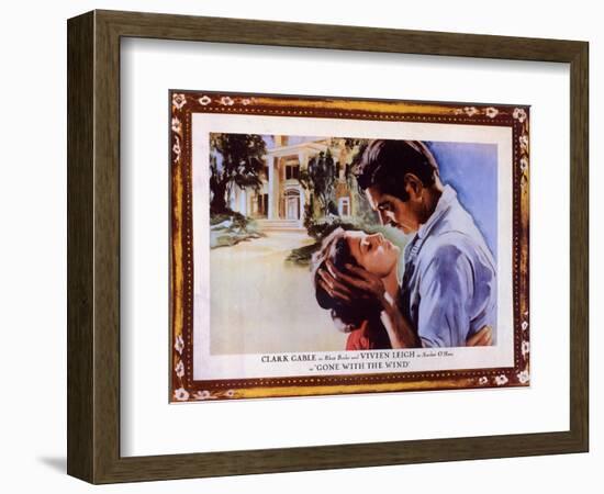 Gone With The Wind, 1939-null-Framed Art Print