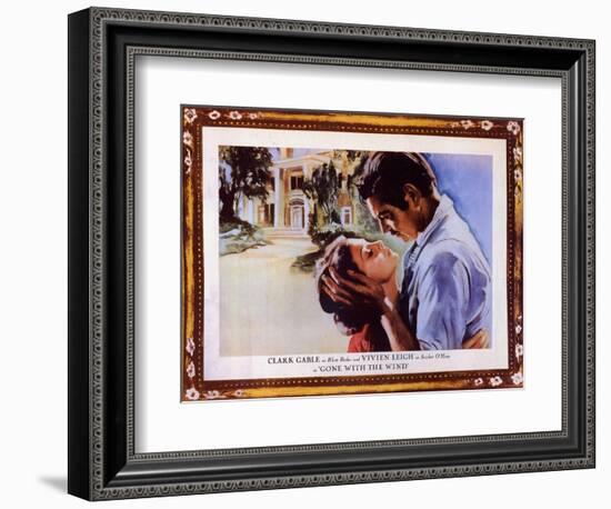 Gone With The Wind, 1939-null-Framed Art Print