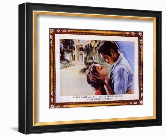 Gone With The Wind, 1939-null-Framed Art Print