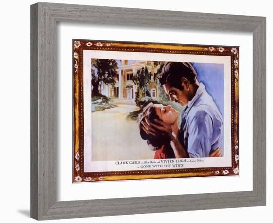 Gone With The Wind, 1939-null-Framed Art Print