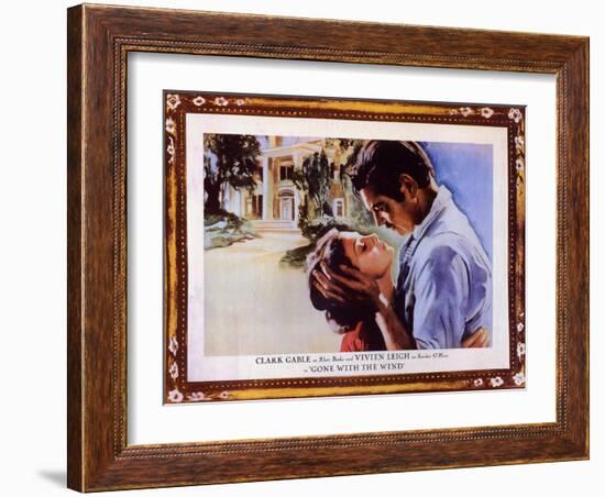 Gone With The Wind, 1939-null-Framed Art Print