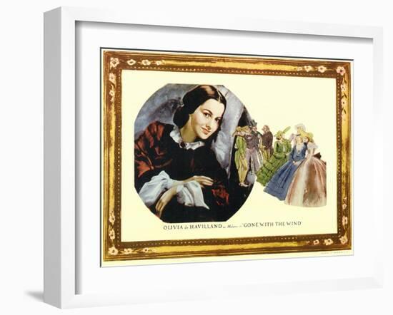 Gone With The Wind, 1939-null-Framed Art Print