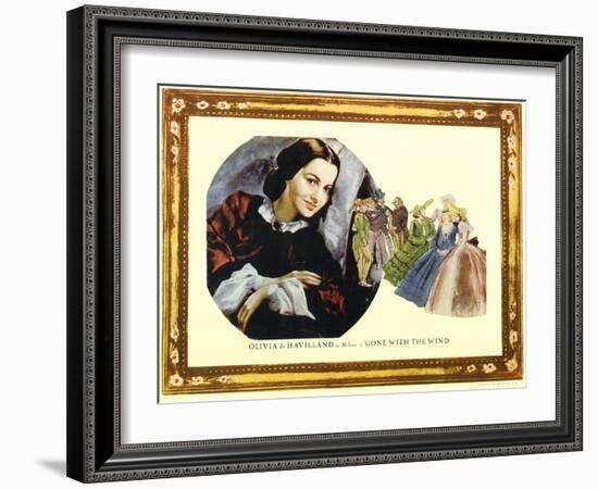 Gone With The Wind, 1939-null-Framed Art Print