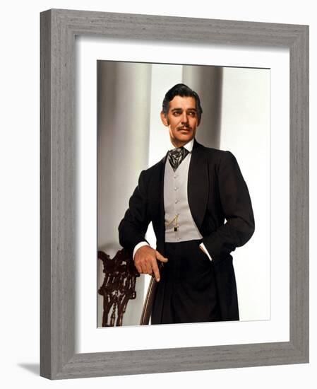 Gone with the Wind, Clark Gable, 1939-null-Framed Photo