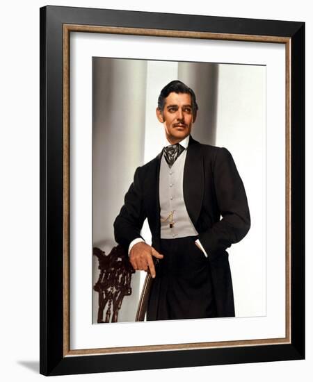 Gone with the Wind, Clark Gable, 1939-null-Framed Photo