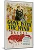 Gone with the Wind, Clark Gable, Vivien Leigh, 1939-null-Mounted Art Print