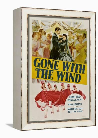 Gone with the Wind, Clark Gable, Vivien Leigh, 1939-null-Framed Stretched Canvas