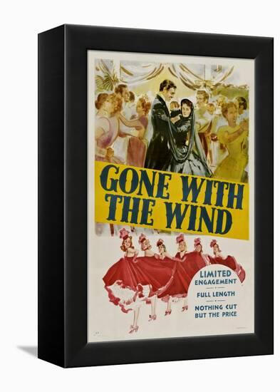 Gone with the Wind, Clark Gable, Vivien Leigh, 1939-null-Framed Stretched Canvas