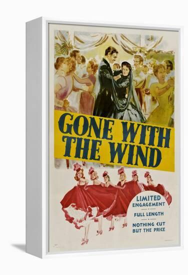 Gone with the Wind, Clark Gable, Vivien Leigh, 1939-null-Framed Stretched Canvas