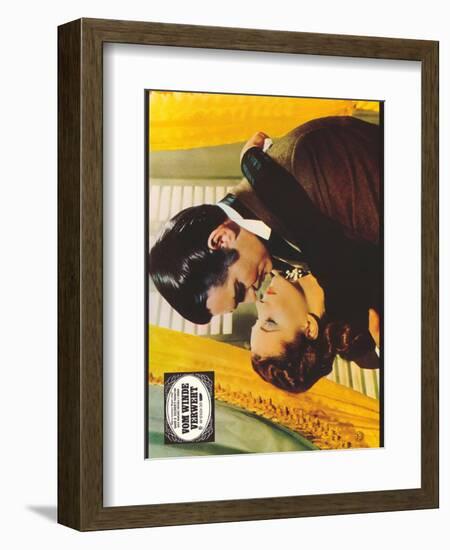 Gone With The Wind, German Movie Poster, 1939-null-Framed Art Print