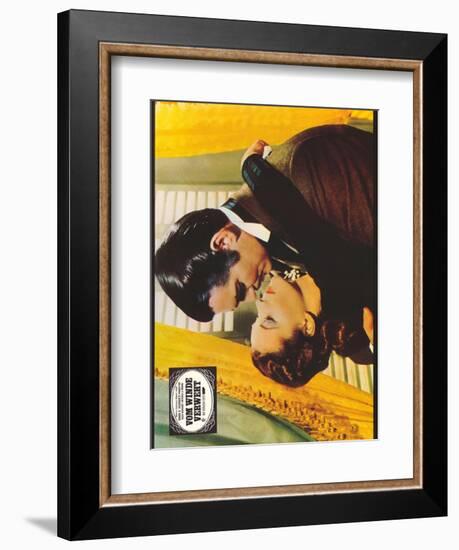 Gone With The Wind, German Movie Poster, 1939-null-Framed Premium Giclee Print