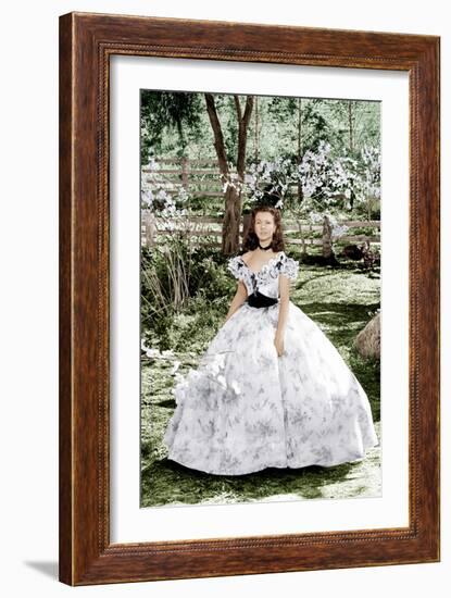 GONE WITH THE WIND, Vivien Leigh, 1939-null-Framed Photo