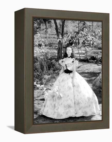 Gone with the Wind, Vivien Leigh at Tara Plantation, 1939-null-Framed Stretched Canvas