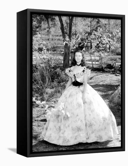 Gone with the Wind, Vivien Leigh at Tara Plantation, 1939-null-Framed Stretched Canvas