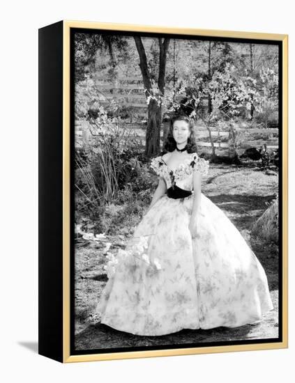 Gone with the Wind, Vivien Leigh at Tara Plantation, 1939-null-Framed Stretched Canvas