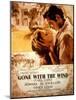 Gone with the Wind, Vivien Leigh, Clark Gable, 1939-null-Mounted Art Print