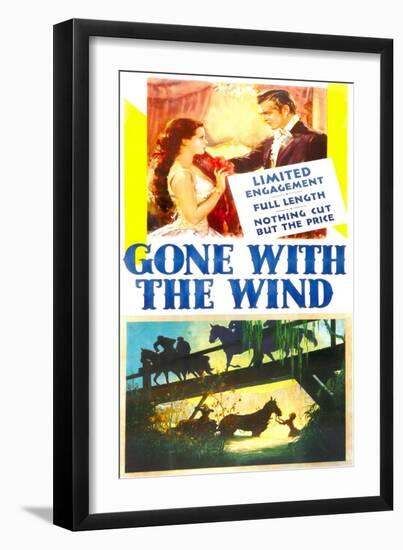 Gone with the Wind, Vivien Leigh, Clark Gable, 1939-null-Framed Art Print
