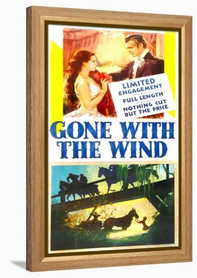 Gone with the Wind, Vivien Leigh, Clark Gable, 1939-null-Framed Stretched Canvas