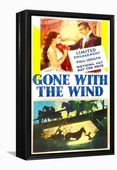 Gone with the Wind, Vivien Leigh, Clark Gable, 1939-null-Framed Stretched Canvas