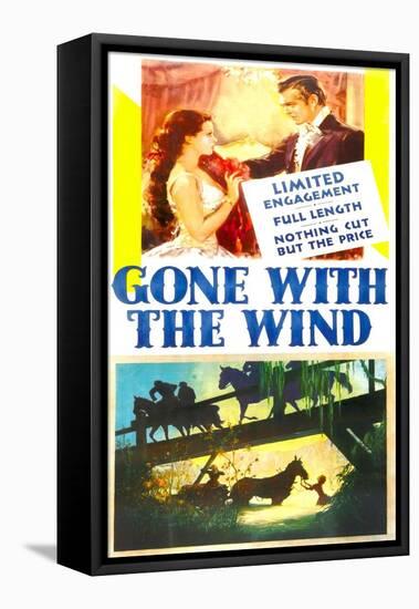 Gone with the Wind, Vivien Leigh, Clark Gable, 1939-null-Framed Stretched Canvas