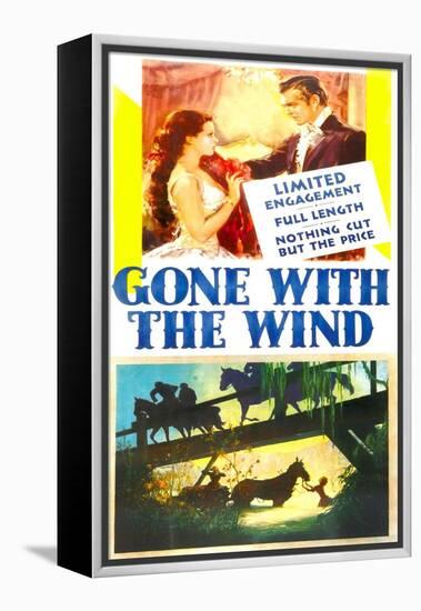 Gone with the Wind, Vivien Leigh, Clark Gable, 1939-null-Framed Stretched Canvas