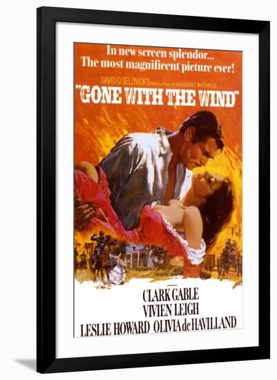 Gone with the Wind--Framed Art Print