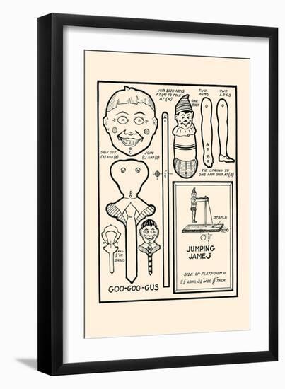 Goo-Goo-Gus & Jumping James-Michael C. Dank-Framed Art Print