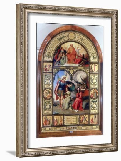 Good and Evil, 19th Century-Andre Jacques Victor Orsel-Framed Giclee Print