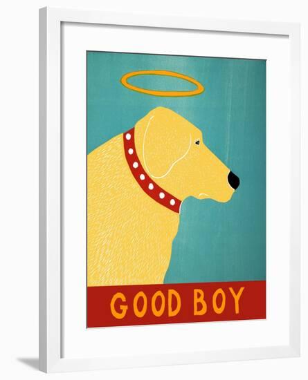 Good Boy Yellow-Stephen Huneck-Framed Giclee Print