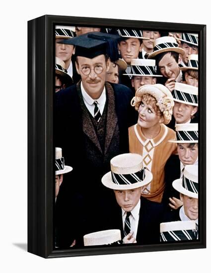 Good bye, M. Chips by Herbert Ross with Peter O'Toole and Petulia Clark, 1969 (photo)-null-Framed Stretched Canvas