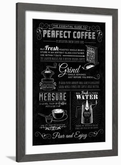 Good Coffee Guide-Tom Frazier-Framed Giclee Print