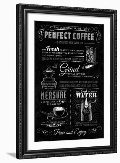 Good Coffee Guide-Tom Frazier-Framed Giclee Print