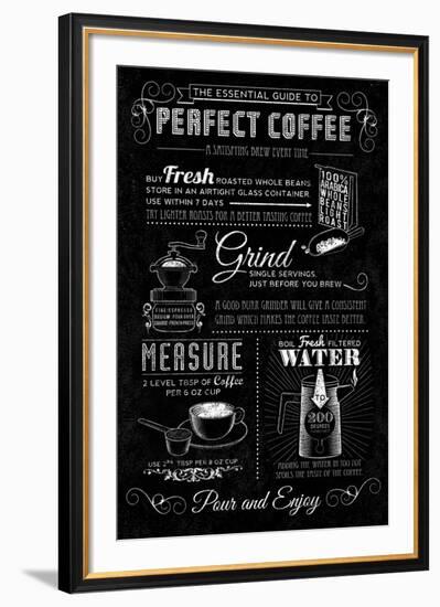 Good Coffee Guide-Tom Frazier-Framed Giclee Print