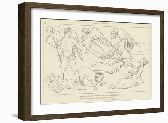 Good Daemons-John Flaxman-Framed Giclee Print